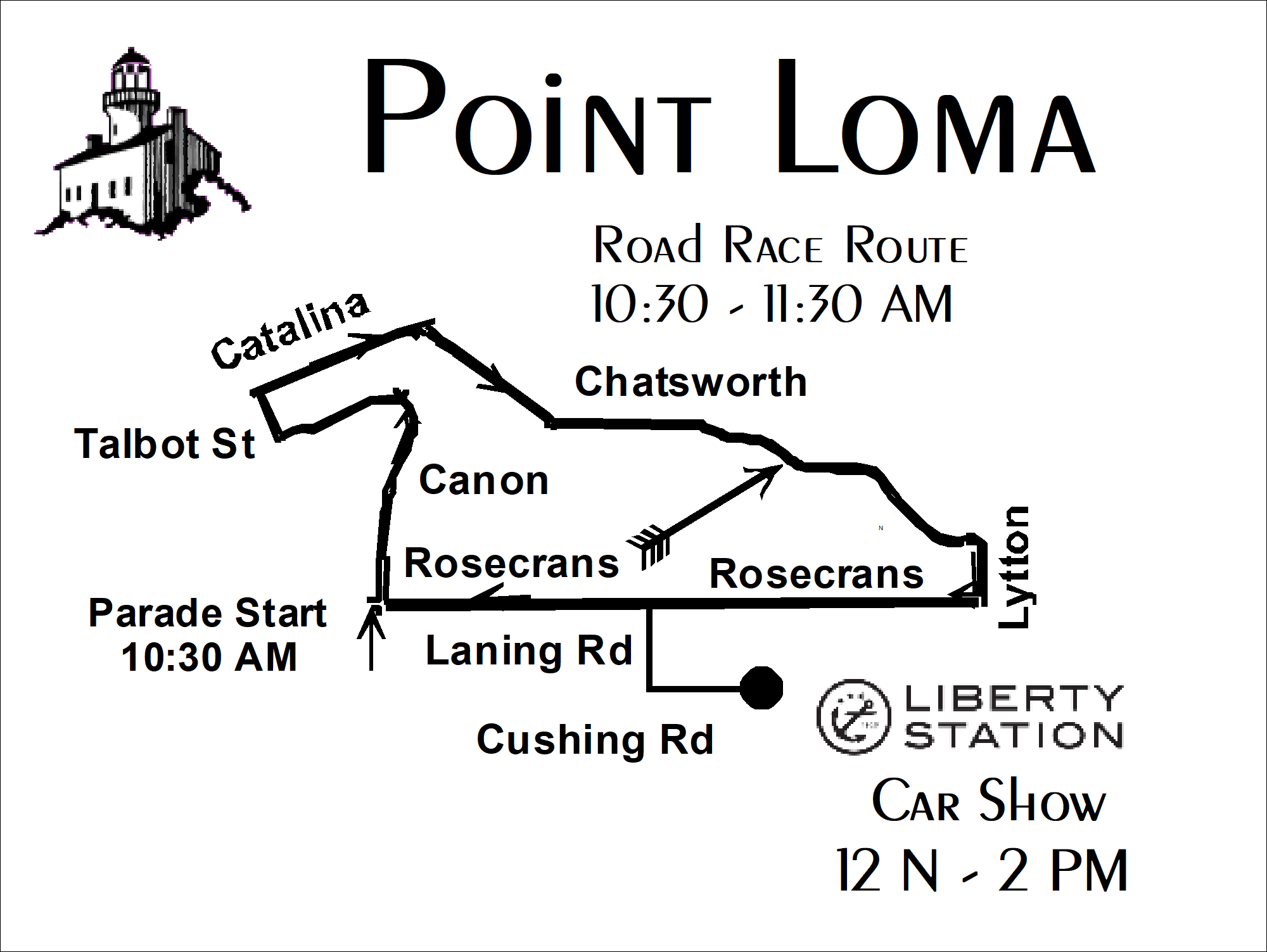 Point Loma Map